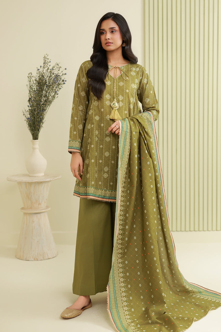 Zellbury Summer Printed Lawn Unstitched 3Pc Suit WUS26X30824