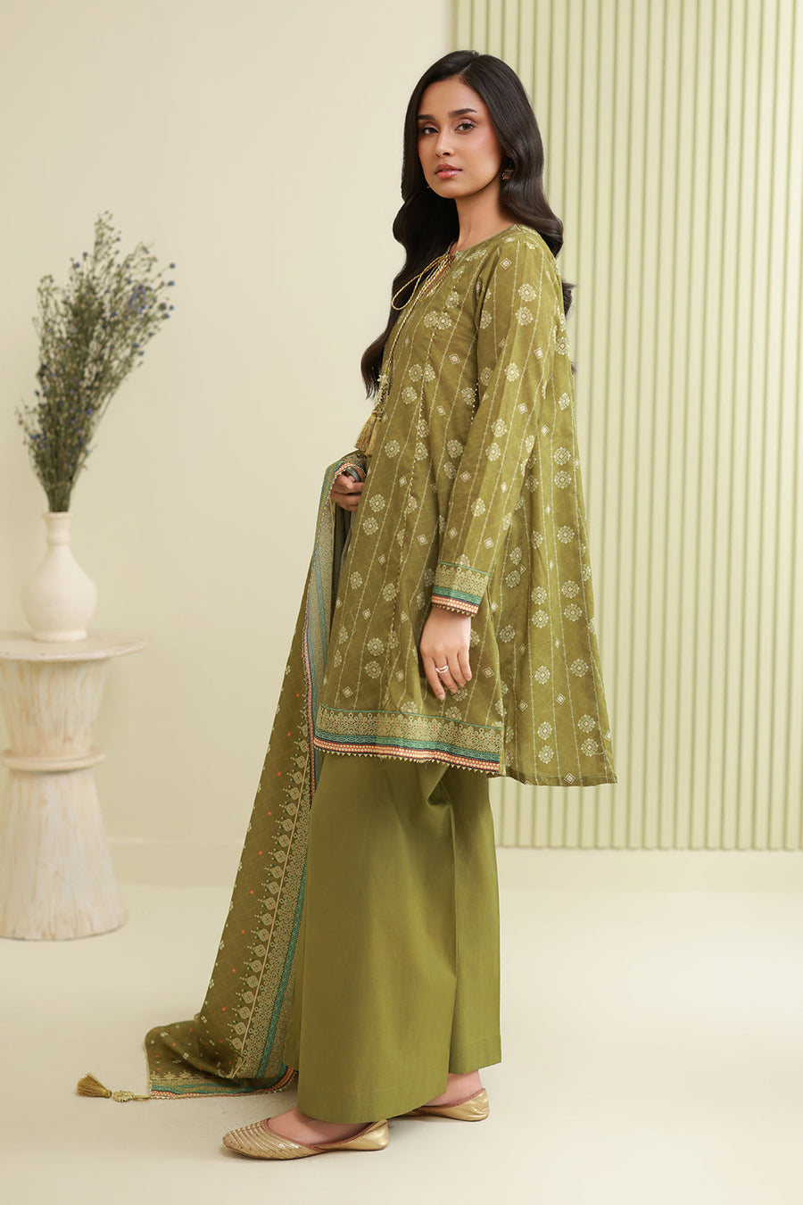Zellbury Summer Printed Lawn Unstitched 3Pc Suit WUS26X30824