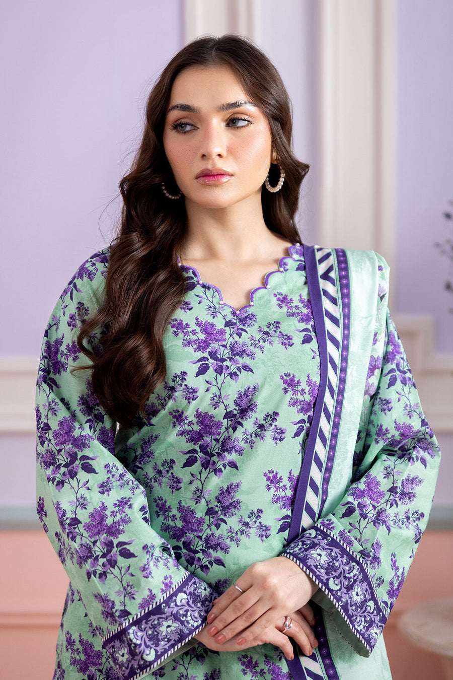 Zellbury Summer Printed Lawn Unstitched 3Pc Suit WUS26X30839