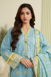 Zellbury Summer Printed Lawn Unstitched 3Pc Suit WUS26X30840