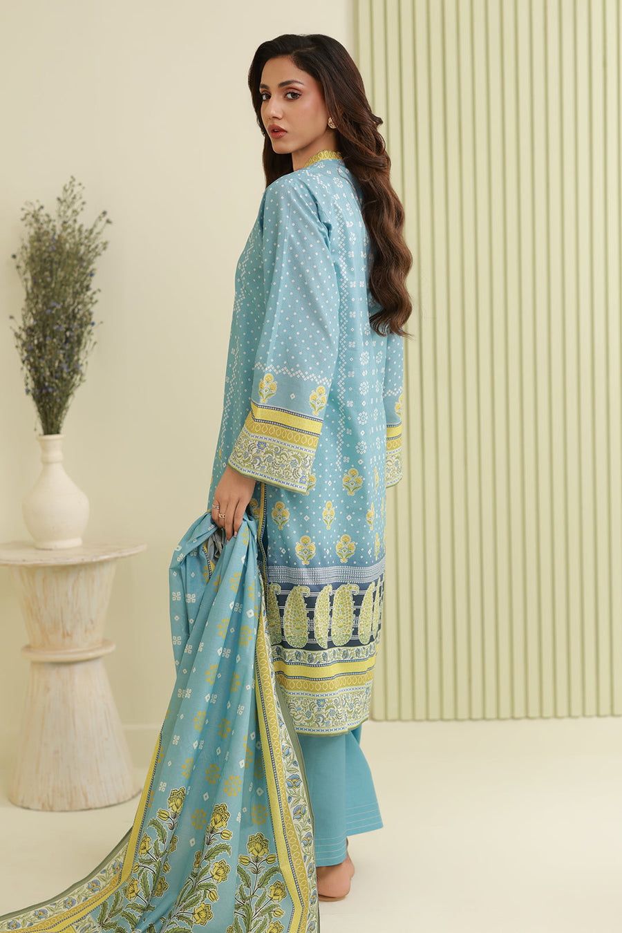 Zellbury Summer Printed Lawn Unstitched 3Pc Suit WUS26X30840
