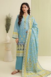 Zellbury Summer Printed Lawn Unstitched 3Pc Suit WUS26X30840