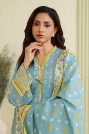 Zellbury Summer Printed Lawn Unstitched 3Pc Suit WUS26X30840