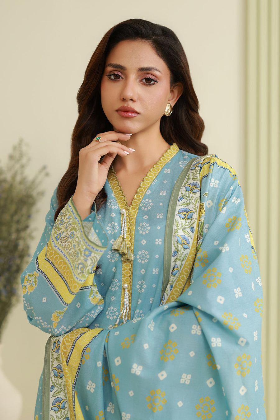 Zellbury Summer Printed Lawn Unstitched 3Pc Suit WUS26X30840