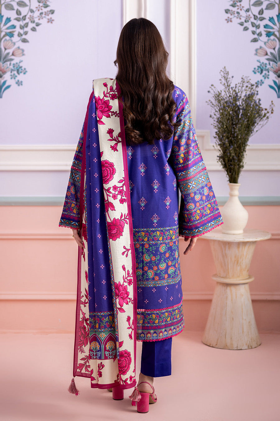 Zellbury Summer Printed Lawn Unstitched 3Pc Suit WUS26X30874