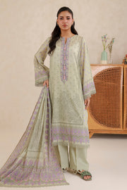 Zellbury Summer Printed Lawn Unstitched 3Pc Suit WUS26X30875