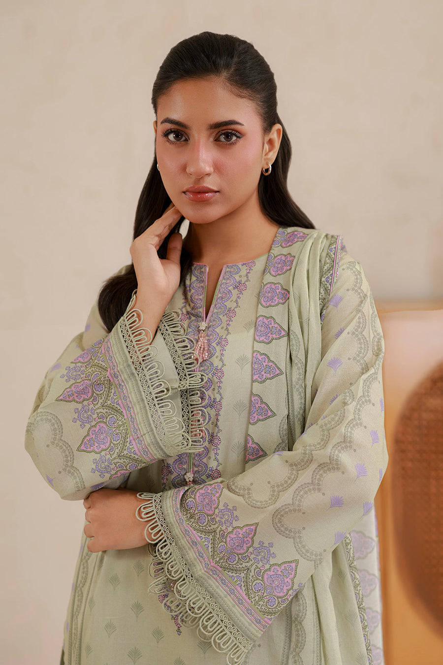 Zellbury Summer Printed Lawn Unstitched 3Pc Suit WUS26X30875