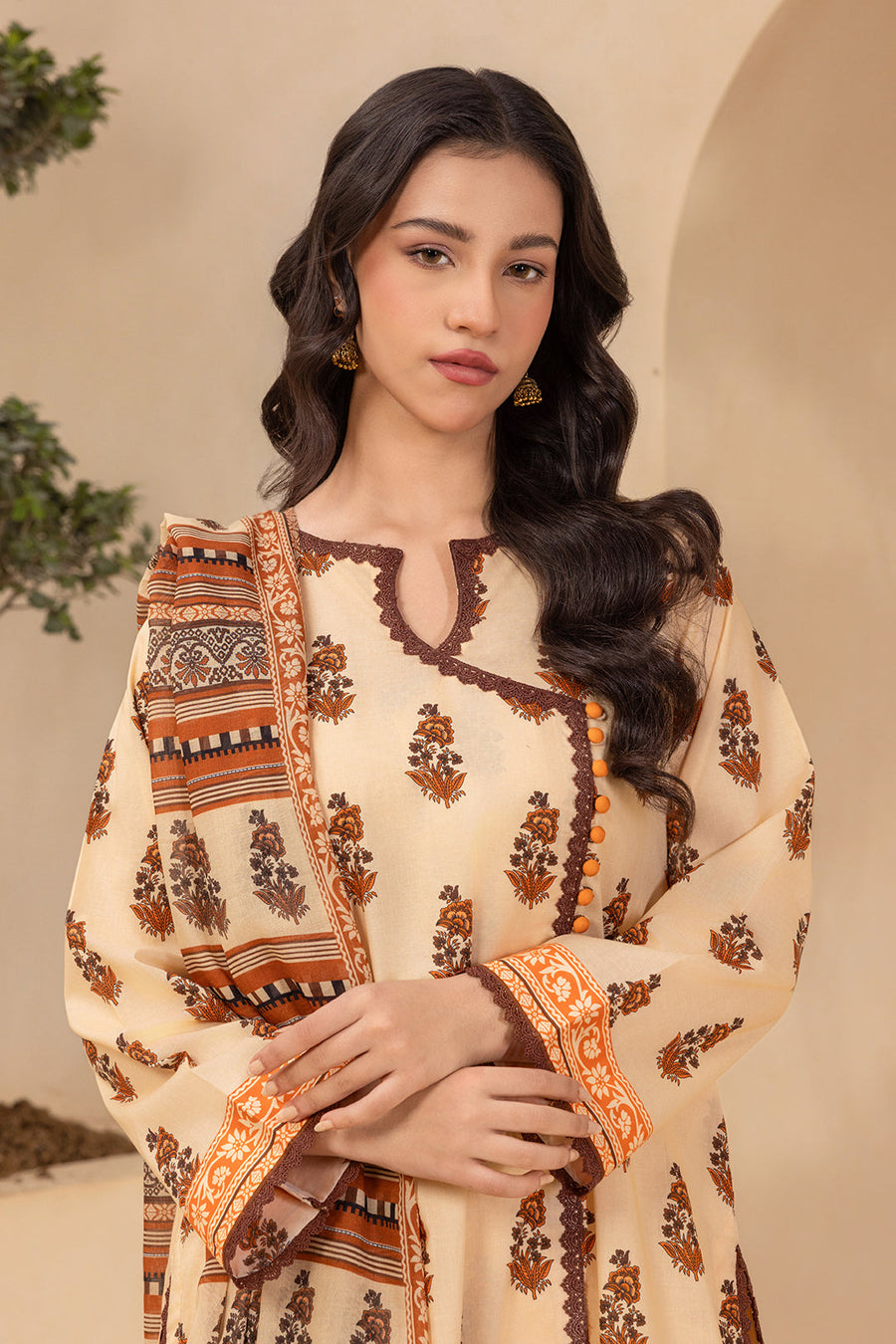 Zellbury Summer Printed Lawn Unstitched 3Pc Suit WUS26X30876