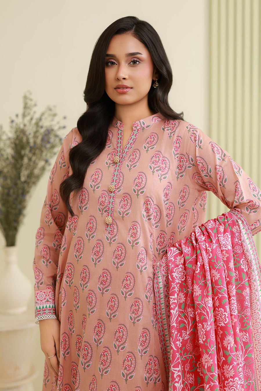 Zellbury Summer Printed Lawn Unstitched 3Pc Suit WUS26X30878
