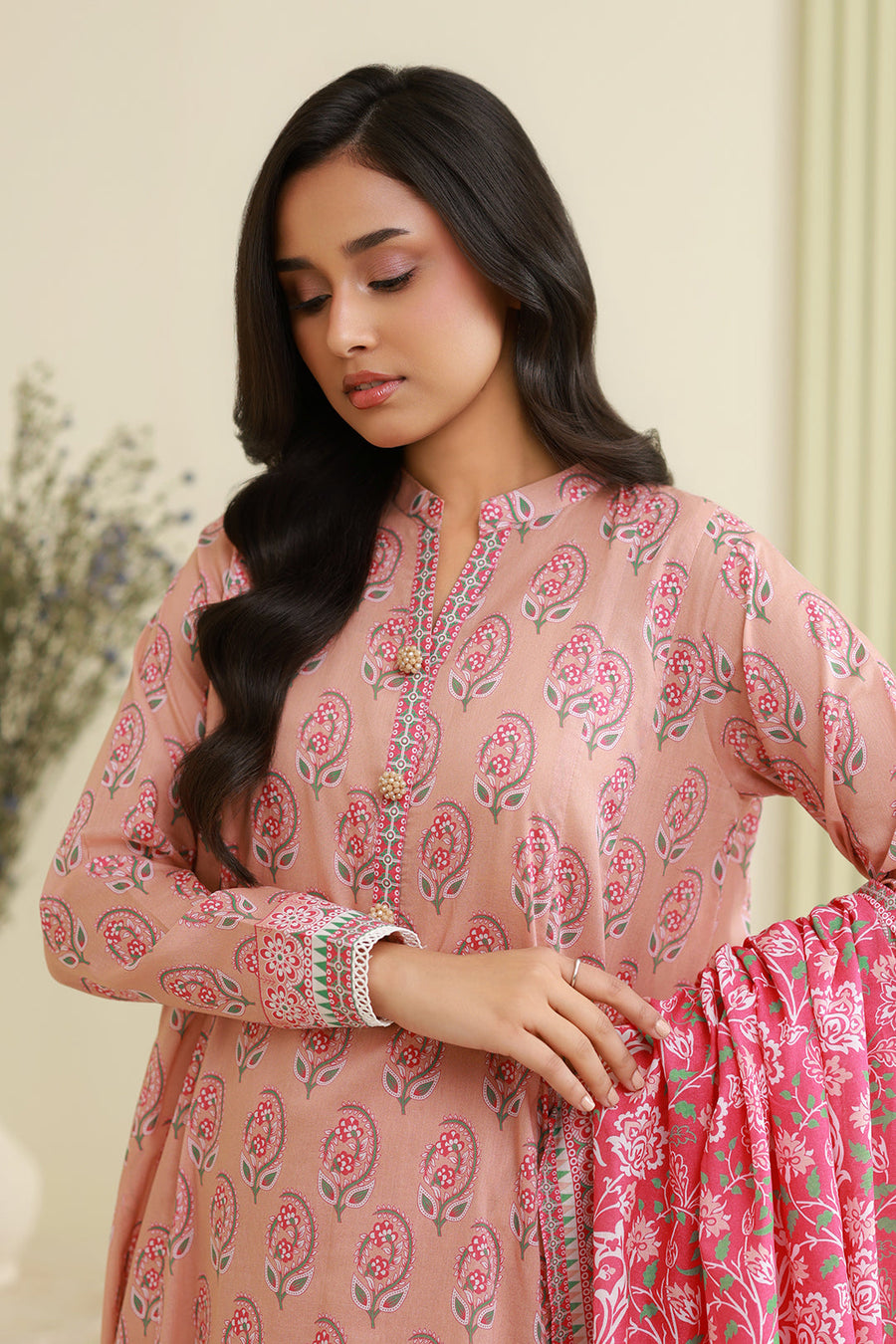 Zellbury Summer Printed Lawn Unstitched 3Pc Suit WUS26X30878