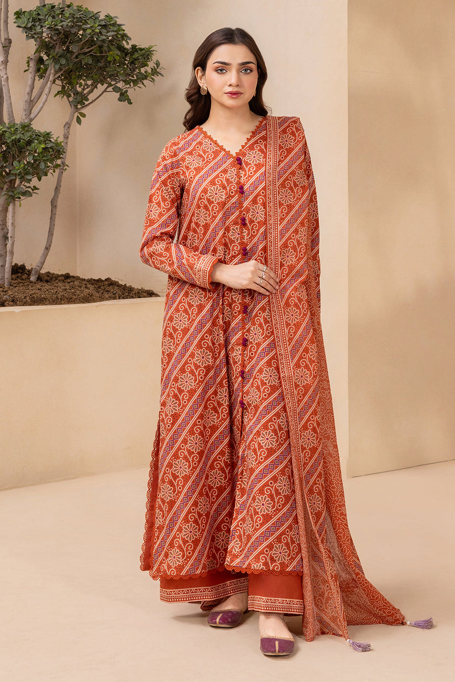 Zellbury Summer Printed Lawn Unstitched 3Pc Suit WUS26X30880