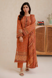 Zellbury Summer Printed Lawn Unstitched 3Pc Suit WUS26X30881