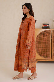 Zellbury Summer Printed Lawn Unstitched 3Pc Suit WUS26X30881