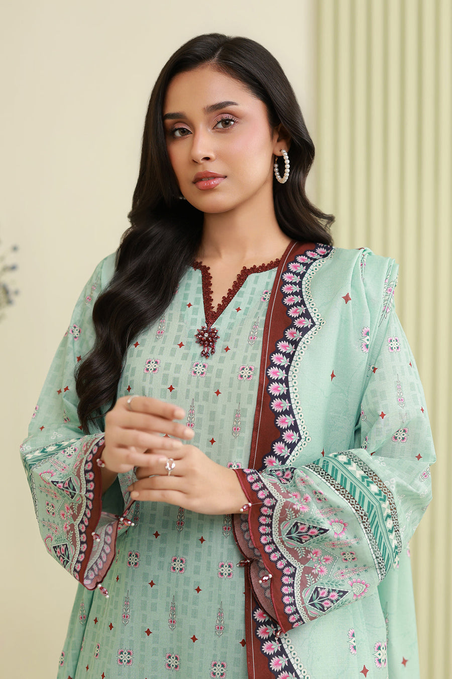 Zellbury Summer Printed Lawn Unstitched 3Pc Suit WUS26X30882