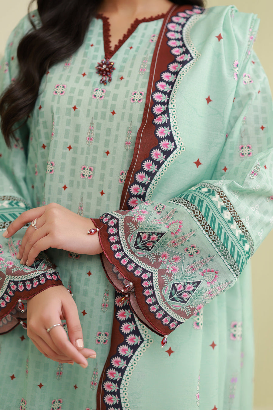 Zellbury Summer Printed Lawn Unstitched 3Pc Suit WUS26X30882