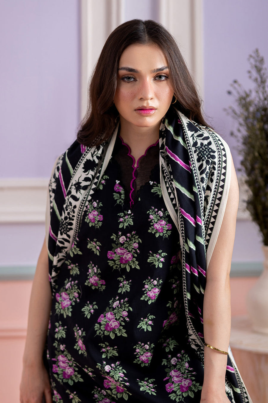 Zellbury Summer Printed Lawn Unstitched 3Pc Suit WUS26X30886