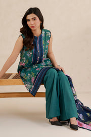 Zellbury Summer Printed Lawn Unstitched 3Pc Suit WUS26X30897