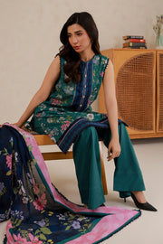 Zellbury Summer Printed Lawn Unstitched 3Pc Suit WUS26X30897