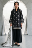 Zellbury Monochrome Printed Lawn Unstitched 3Pc Suit WUS26X30938