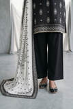 Zellbury Monochrome Printed Lawn Unstitched 3Pc Suit WUS26X30938