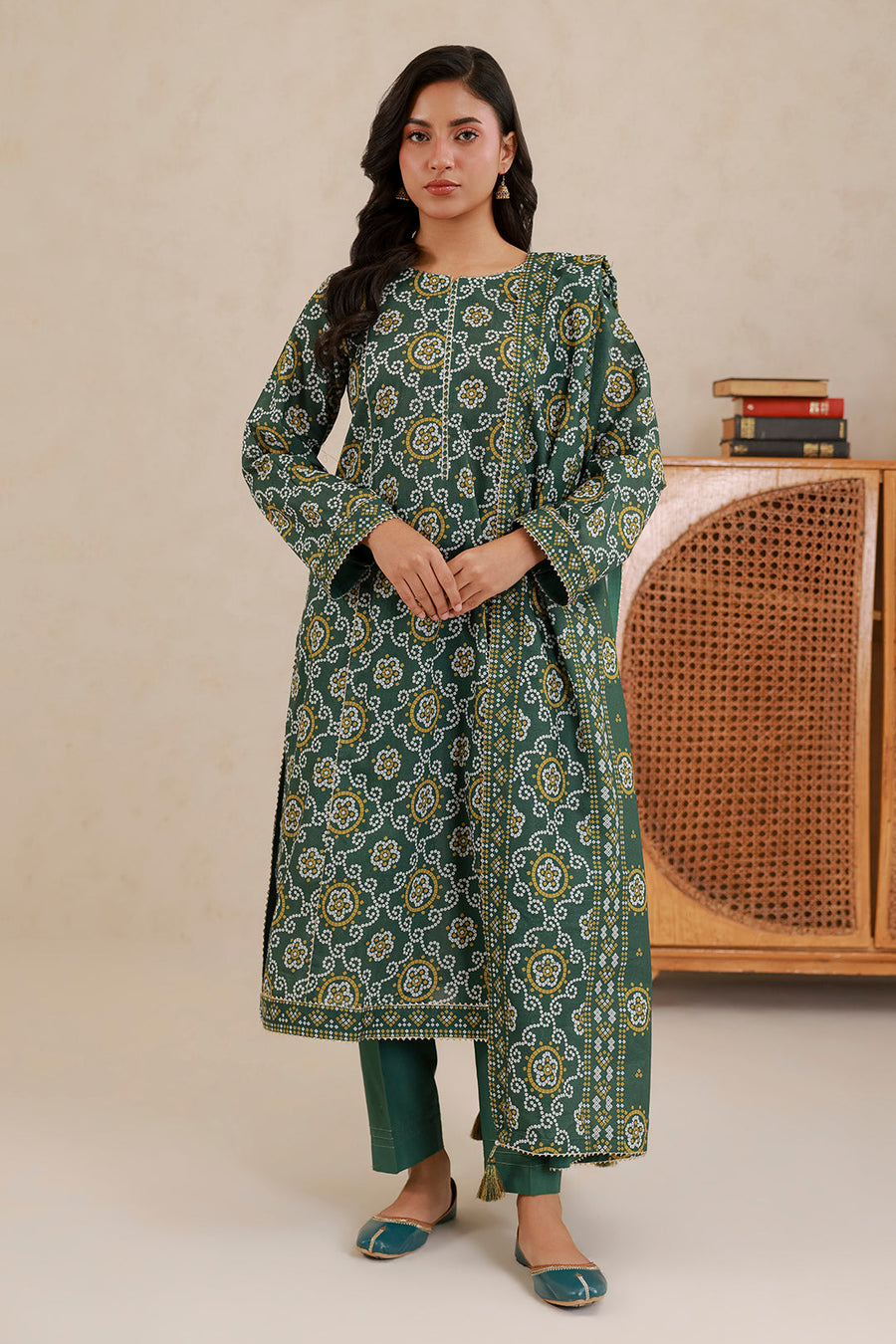 Zellbury Summer Printed Lawn Unstitched 3Pc Suit WUS26X30947