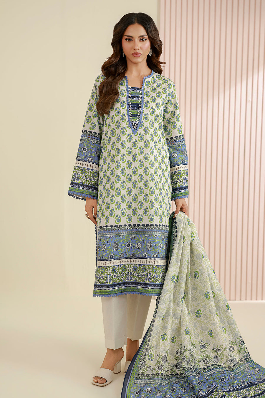 Zellbury Summer Printed Lawn Unstitched 3Pc Suit WUS26X30949