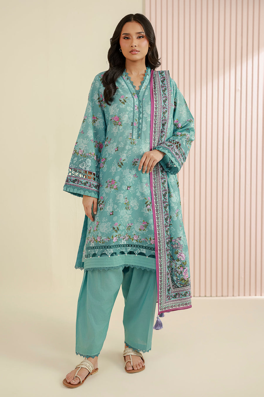 Zellbury Summer Printed Lawn Unstitched 3Pc Suit WUS26X30951