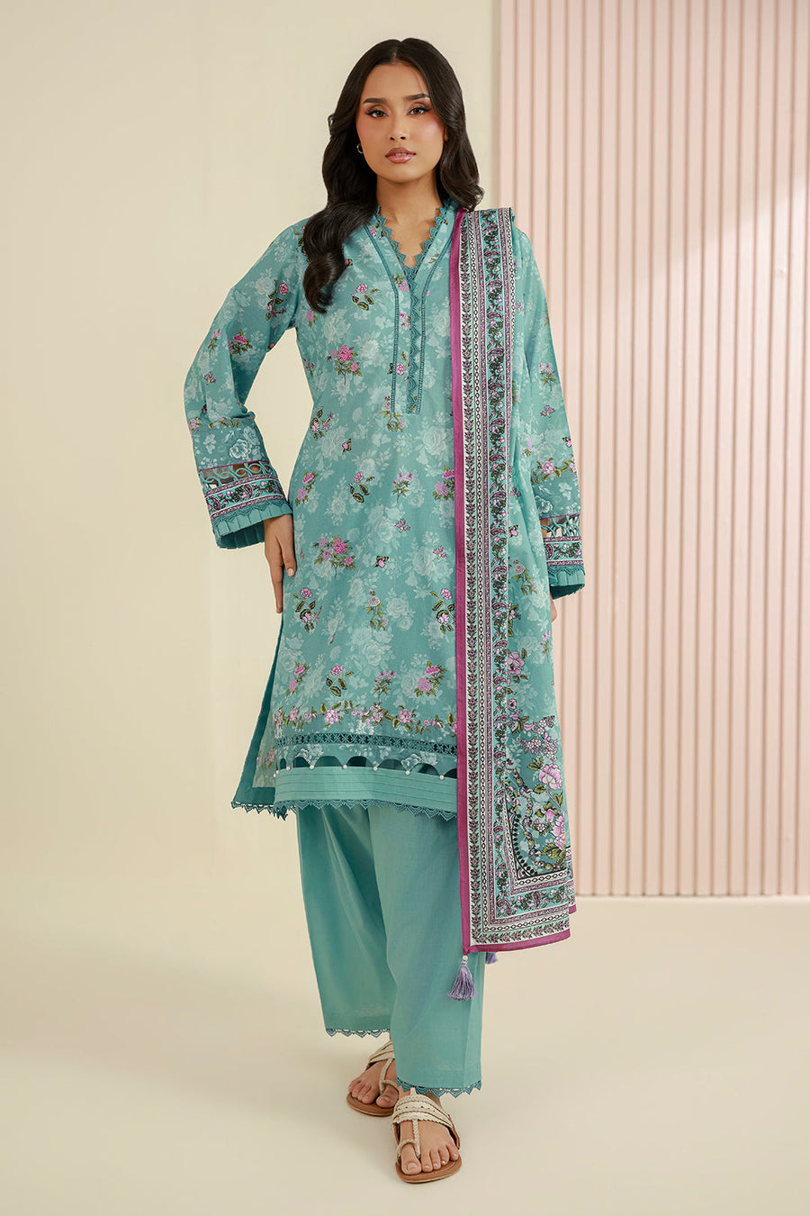 Zellbury Summer Printed Lawn Unstitched 3Pc Suit WUS26X30951