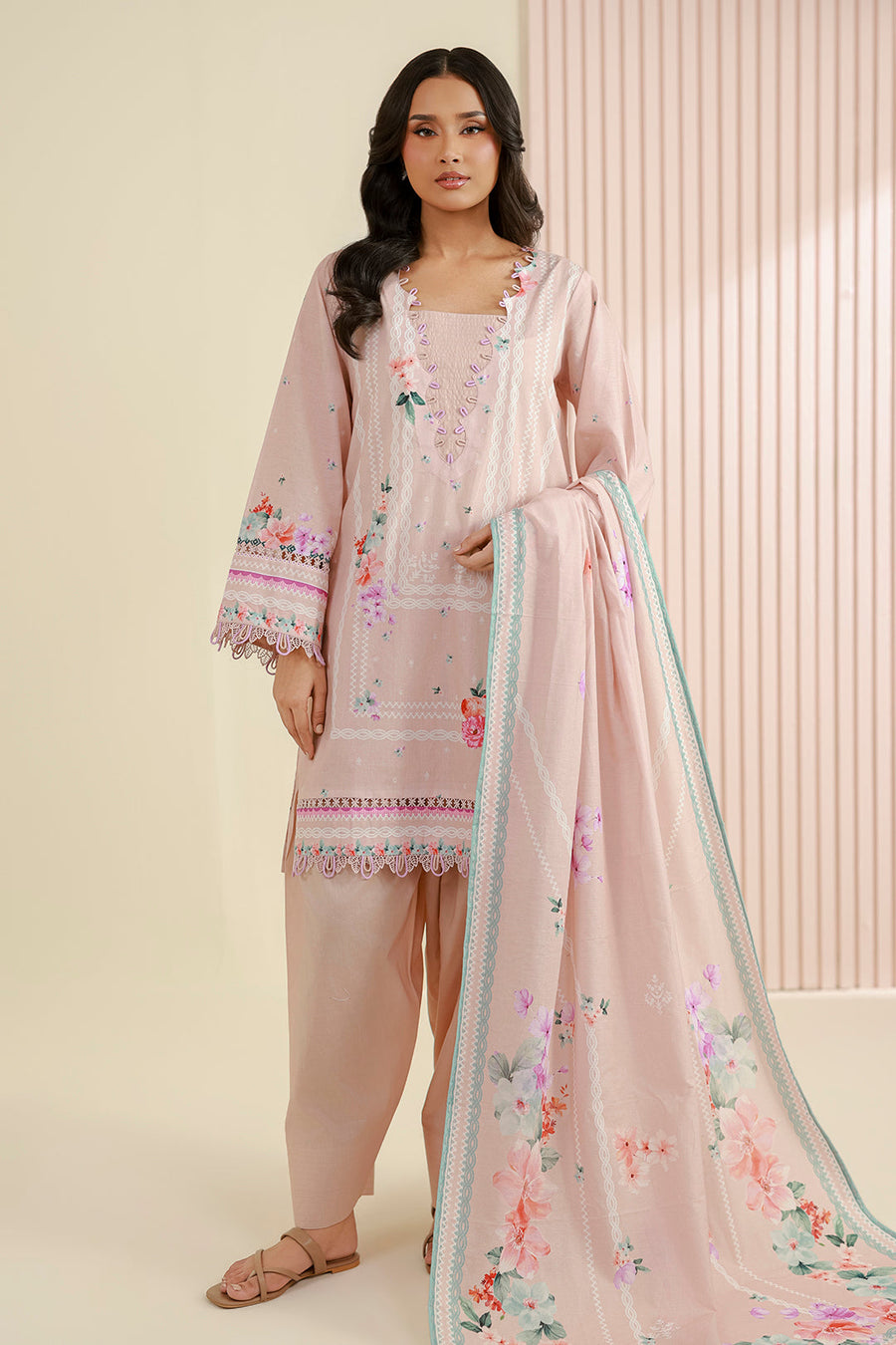 Zellbury Summer Printed Lawn Unstitched 3Pc Suit WUS26X30953