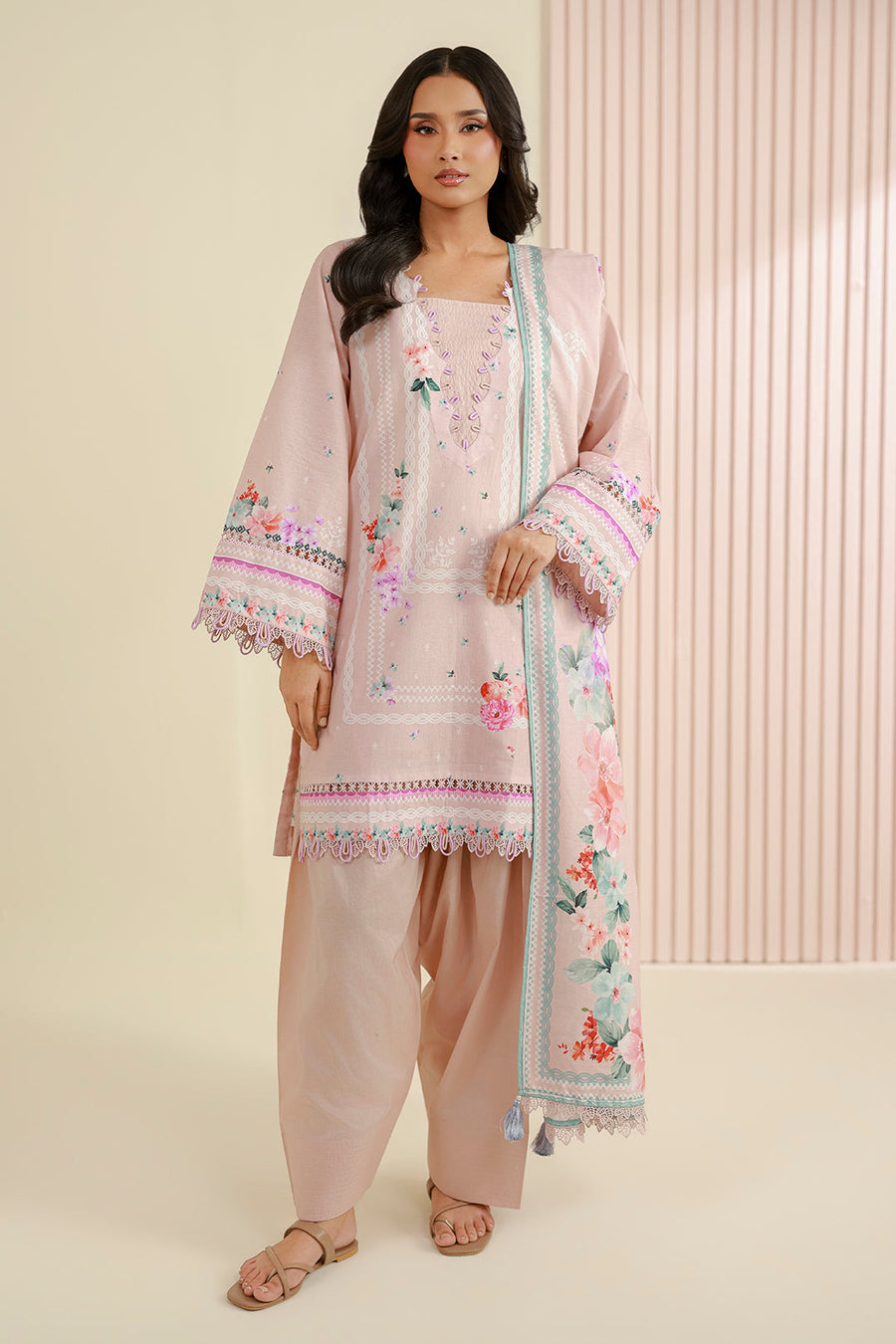 Zellbury Summer Printed Lawn Unstitched 3Pc Suit WUS26X30953