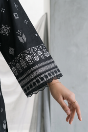 Zellbury Monochrome Printed Lawn Unstitched 3Pc Suit WUS26X30957