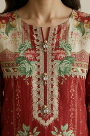 Zellbury Summer Printed Lawn Unstitched 3Pc Suit WUS26X31006