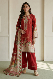 Zellbury Summer Printed Lawn Unstitched 3Pc Suit WUS26X31006
