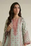 Zellbury Summer Printed Lawn Unstitched 3Pc Suit WUS26X31008