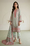 Zellbury Summer Printed Lawn Unstitched 3Pc Suit WUS26X31008