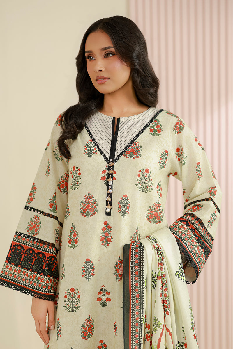 Zellbury Summer Printed Lawn Unstitched 3Pc Suit WUS26X31011