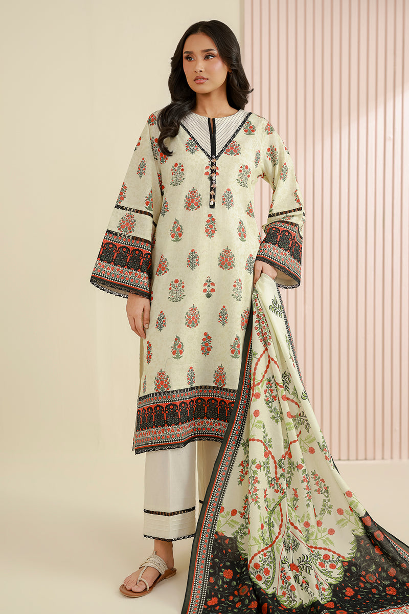 Zellbury Summer Printed Lawn Unstitched 3Pc Suit WUS26X31011