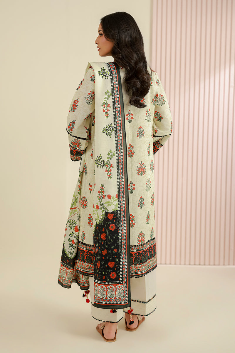 Zellbury Summer Printed Lawn Unstitched 3Pc Suit WUS26X31011