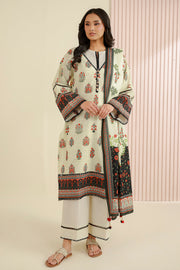 Zellbury Summer Printed Lawn Unstitched 3Pc Suit WUS26X31011