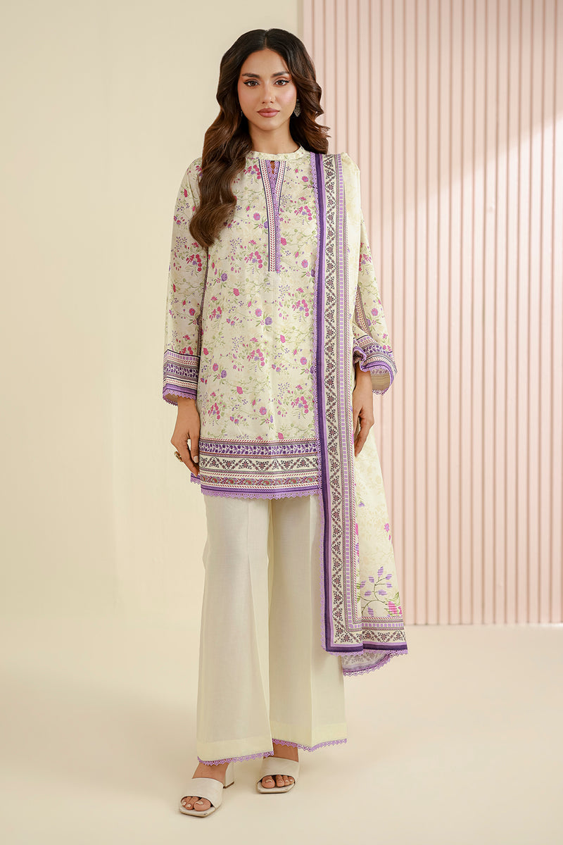 Zellbury Summer Printed Lawn Unstitched 3Pc Suit WUS26X31015