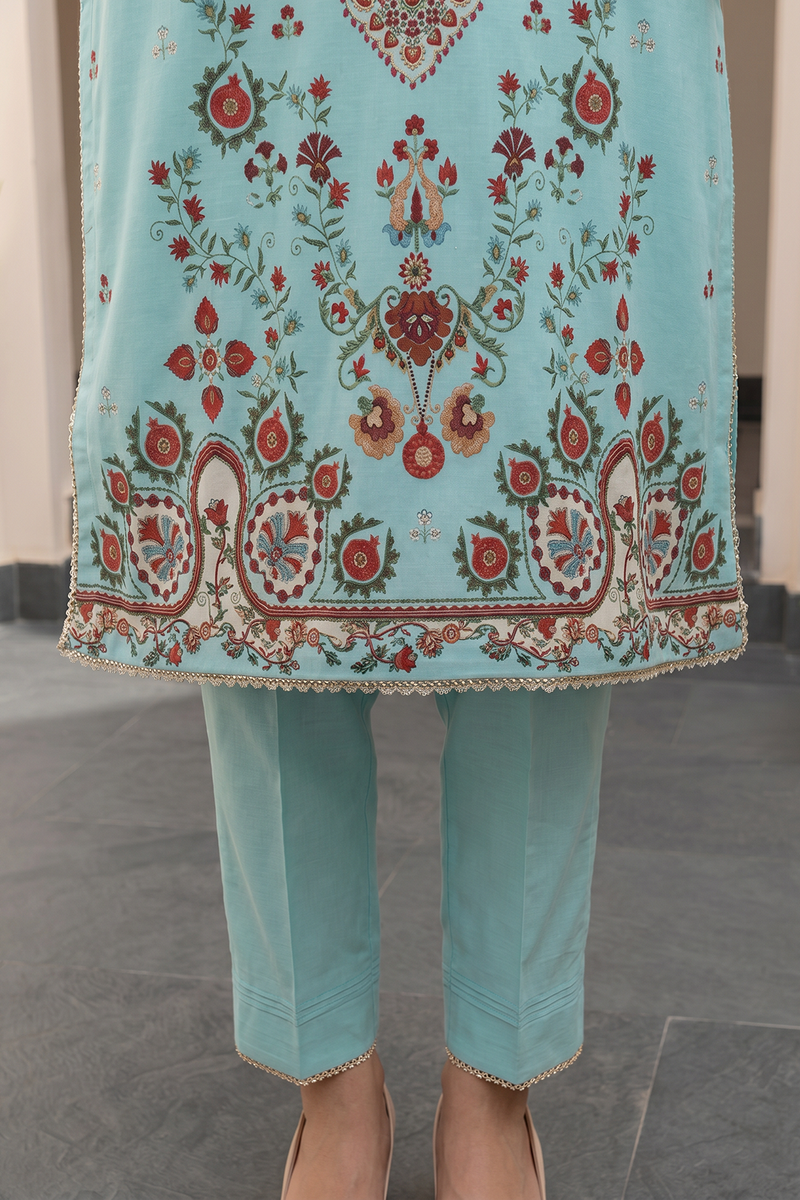 Zellbury Summer Printed Lawn Unstitched 3Pc Suit WUS26X31022