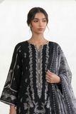 Zellbury Monochrome Printed Lawn Unstitched 3Pc Suit WUS26X31028