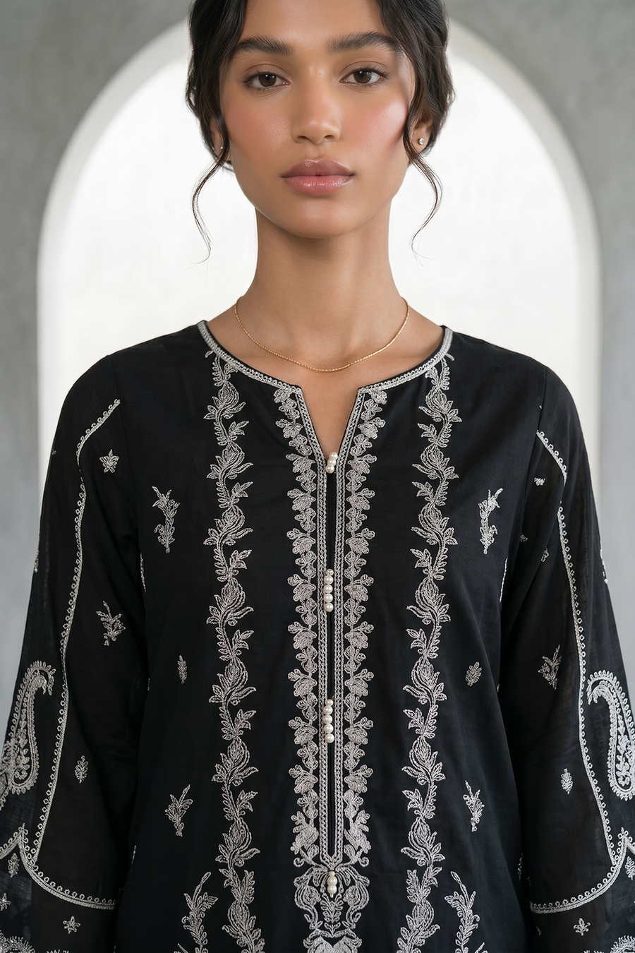 Zellbury Monochrome Printed Lawn Unstitched 3Pc Suit WUS26X31028