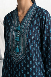 Zellbury Monochrome Printed Lawn Unstitched 3Pc Suit WUS26X31077