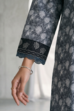 Zellbury Monochrome Printed Lawn Unstitched 3Pc Suit WUS26X31078