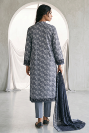Zellbury Monochrome Printed Lawn Unstitched 3Pc Suit WUS26X31078
