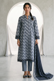 Zellbury Monochrome Printed Lawn Unstitched 3Pc Suit WUS26X31078