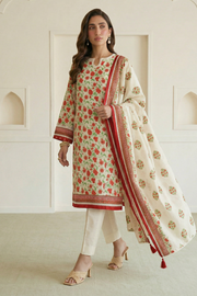 Zellbury Summer Printed Lawn Unstitched 3Pc Suit WUS26X31084