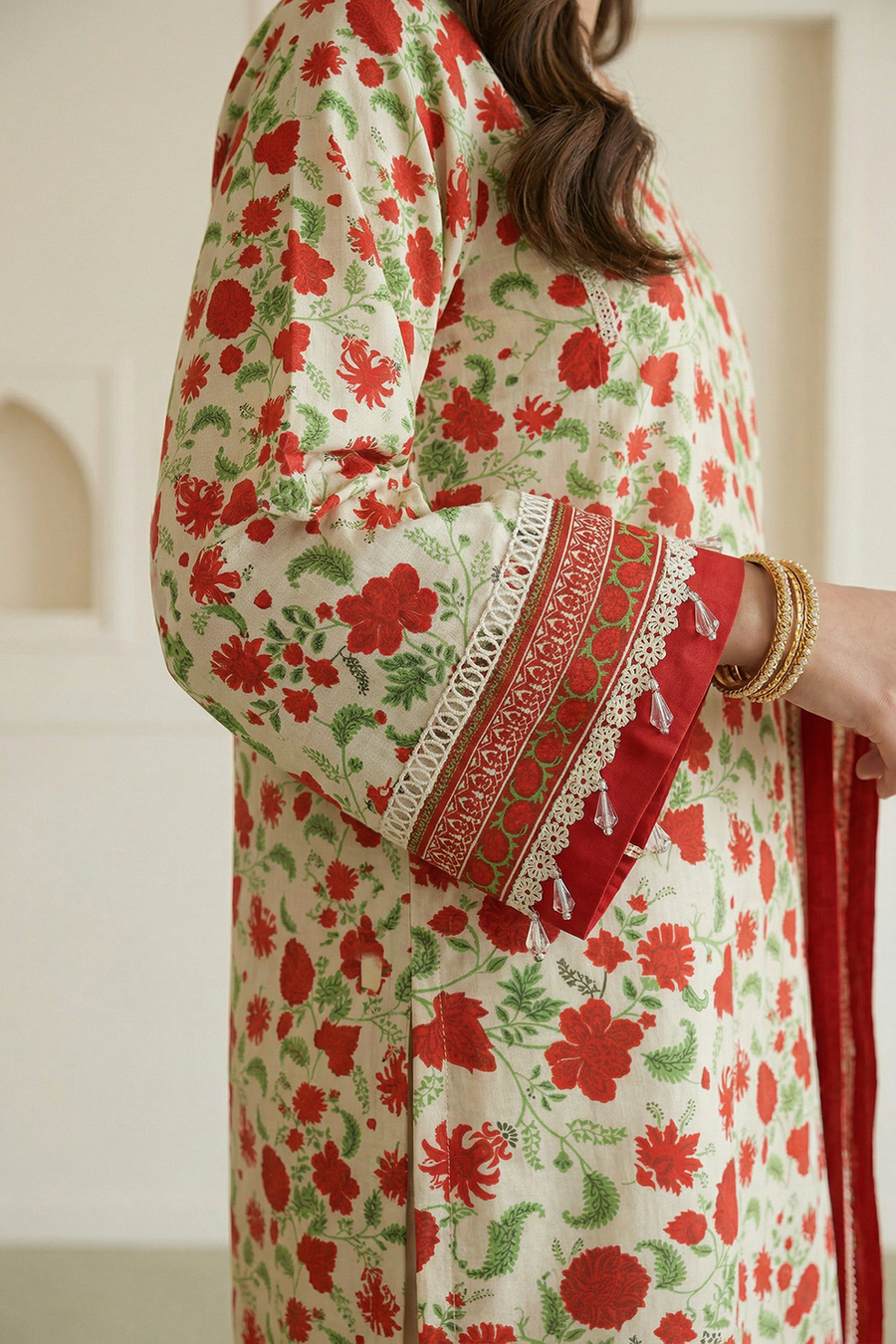 Zellbury Summer Printed Lawn Unstitched 3Pc Suit WUS26X31084