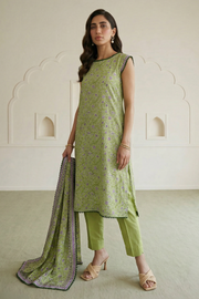 Zellbury Summer Printed Lawn Unstitched 3Pc Suit WUS26X31086